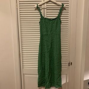 Green dress from Reformation
